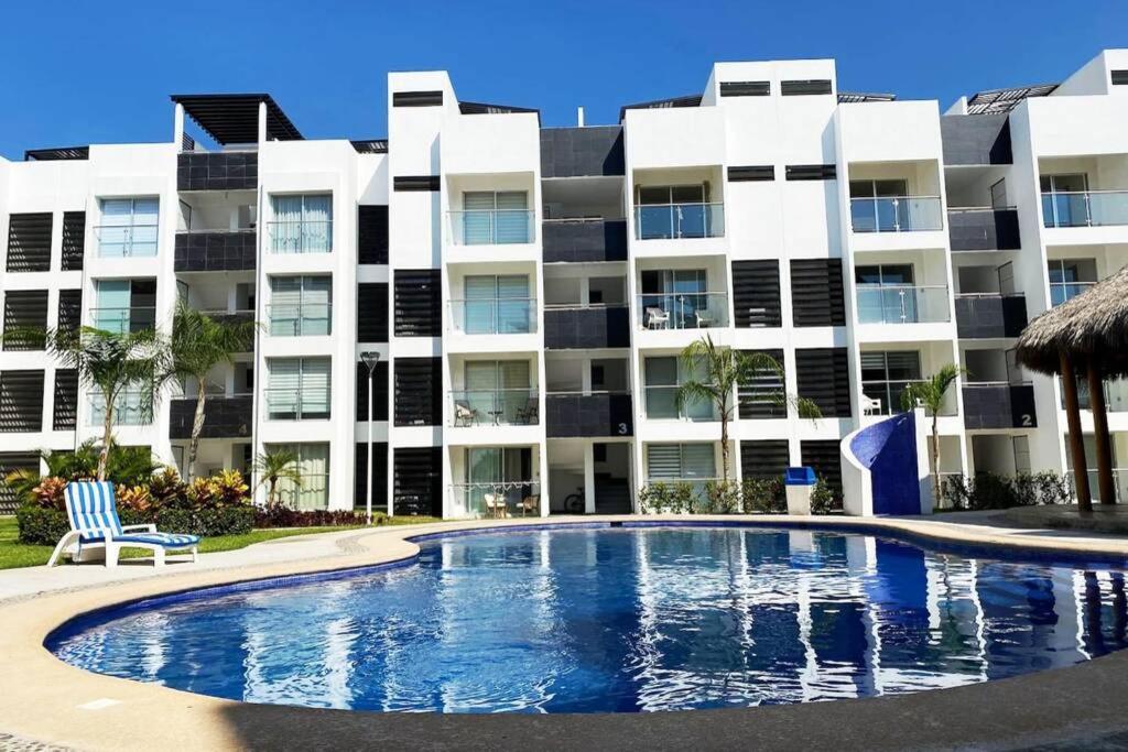 ¡Nuevo! Hermoso Departamento Con Alberca. Манзанило Екстериор снимка